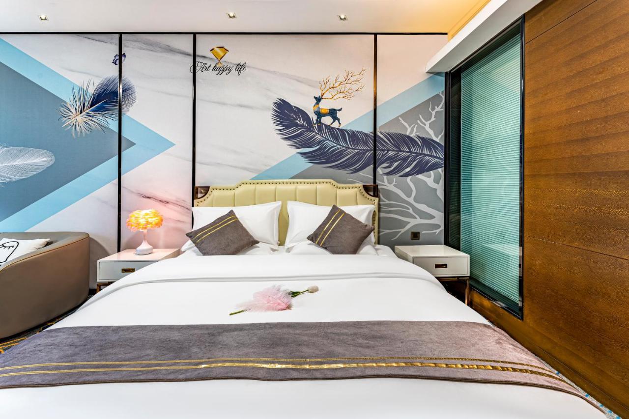 Qingman Apartment Guangzhou Zhujiang New Town East Railway Station Branch Dış mekan fotoğraf